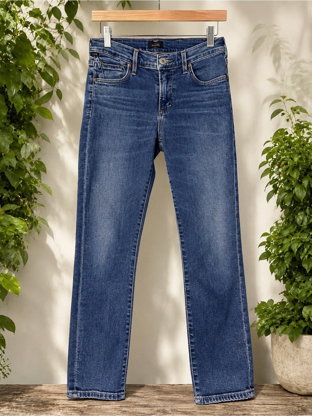 Citizens of Humanity Rocket Crop High Rise Skinny Jeans Size 27 Medium Wash
